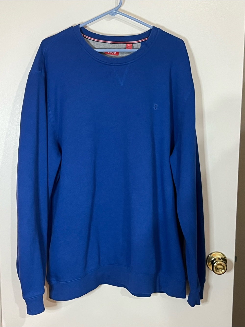 Izod Men's Royal Blue Crewneck Sweater